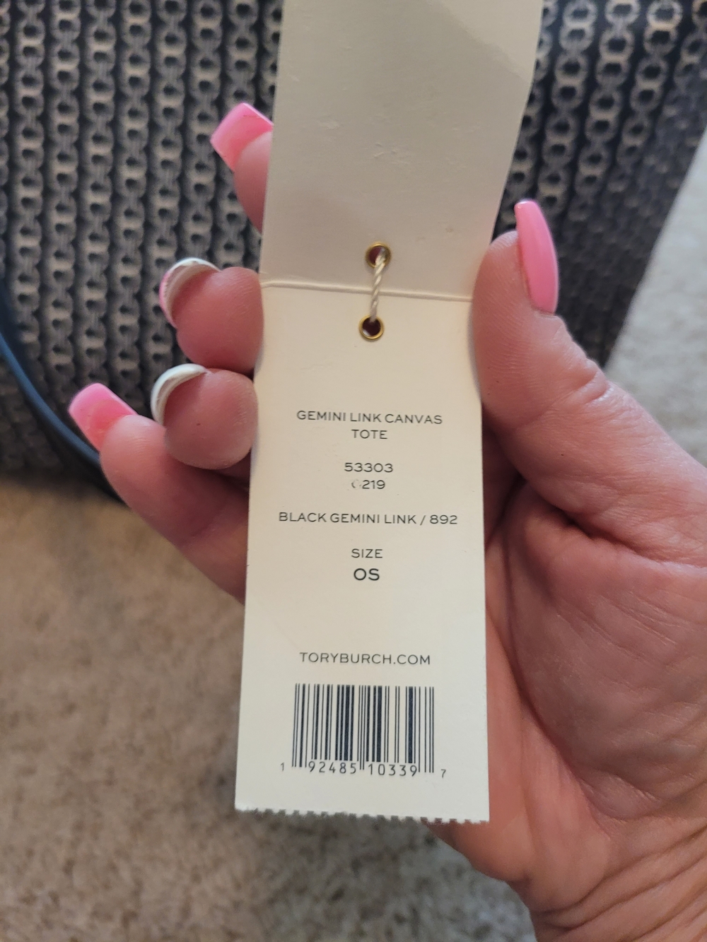 Tory Burch Gemini Link Canvas Tote -NWT - Picture 11 of 13